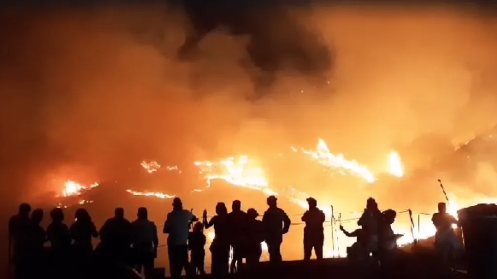 Incendio en Cali