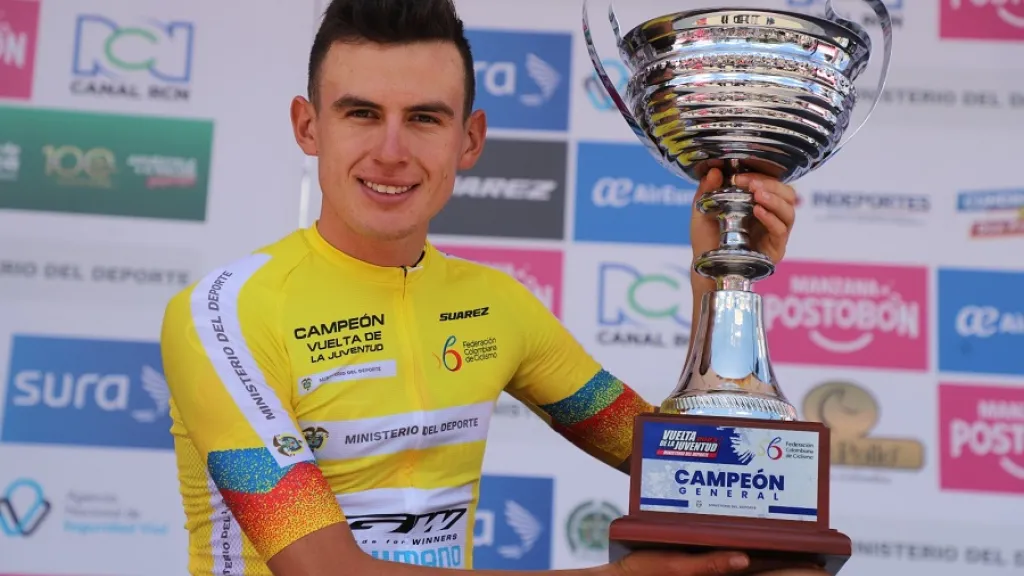 Germán Darío Gómez, bicampeón de la Vuelta de la Juventud