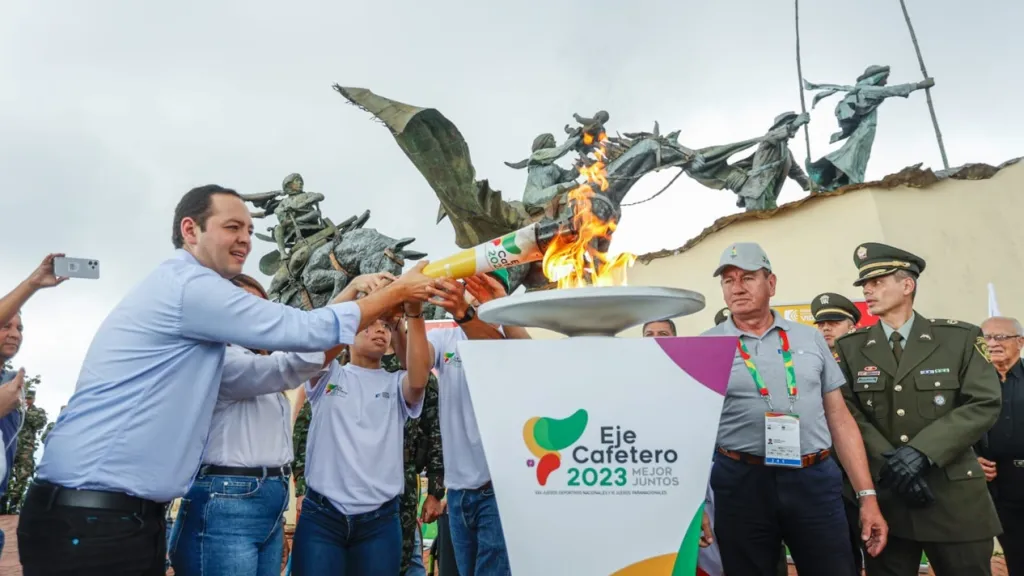 Juegos Nacionales 2023: el fuego ya está en Manizales