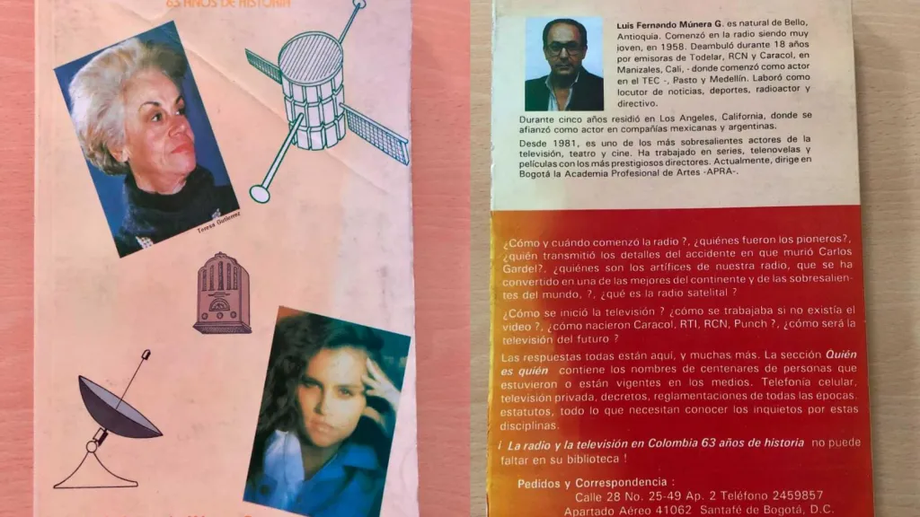 Luis Fernando Múnera: Libro La radio y la televisión en Colombia, 63 años de historia