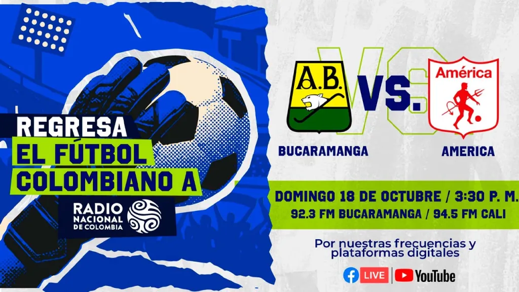 Vive las emociones del Fútbol Colombiano en Radio Nacional