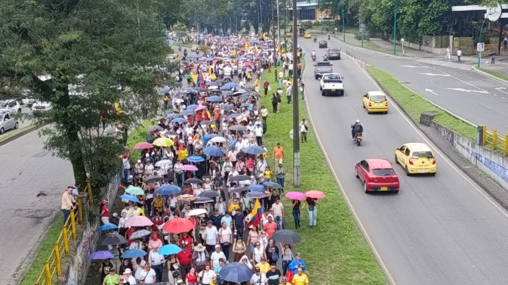 Movilización Villavicencio por reformas sociales 