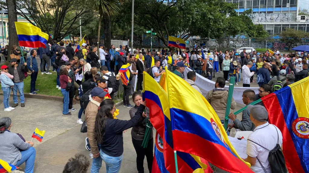 Marchas de la oposición este 21 de abril en Colombia