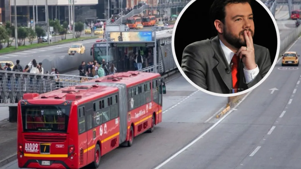 Inseguridad en Bogotá. / Fotos: Transmilenio y AFP.