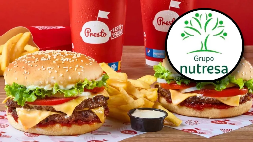 Grupo Nutresa anuncia acuerdo para comprar Presto, cadena colombiana de hamburguesas que continuará operando sus restaurantes.