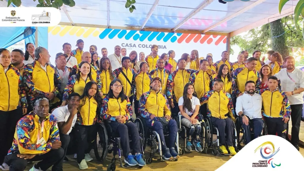 Deportistas colombianos en los Juegos Paralímpicos 2024