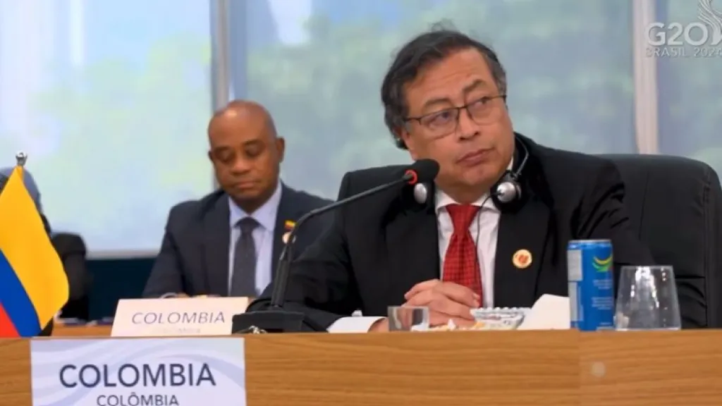 Presidente Gustavo Petro en cumbre del G20