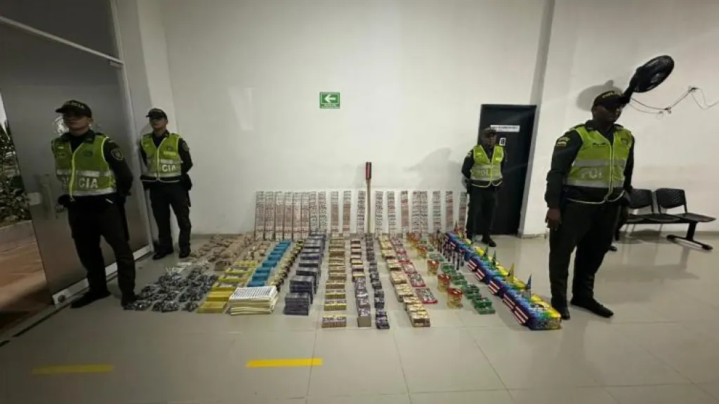 Barranquilla: Policía incauta cargamento de pólvora 