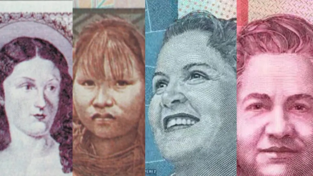 Mujeres que han aparecido en los billetes colombianos