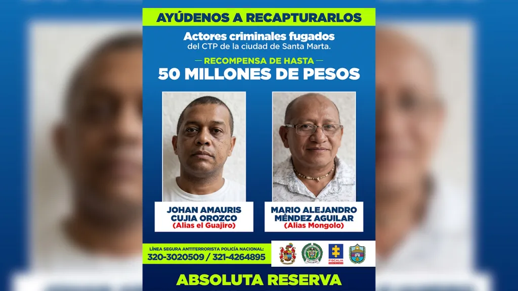 Recompensa en Santa Marta 