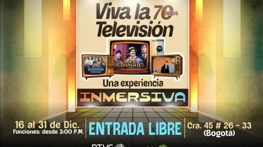 Planes gratis en Bogotá Navidad: Espectáculo 360° RTVC