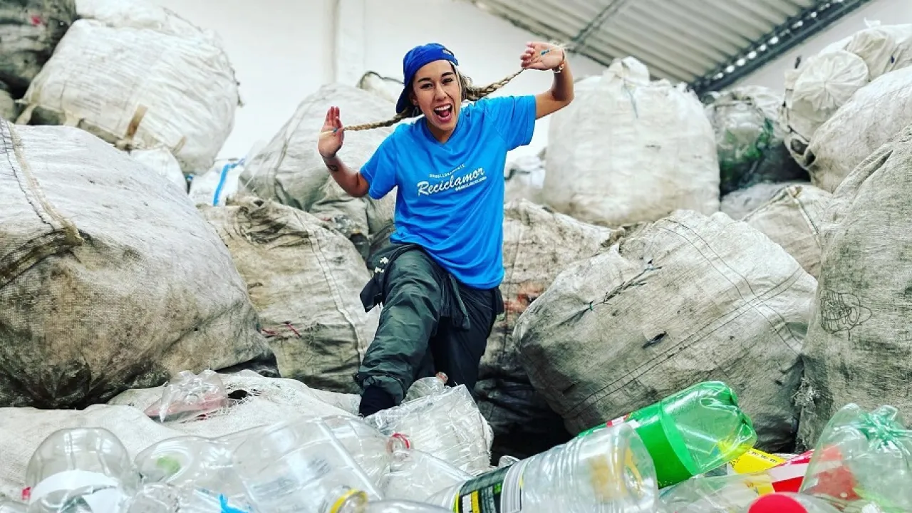 Marce la recicladora: amor por el medioambiente