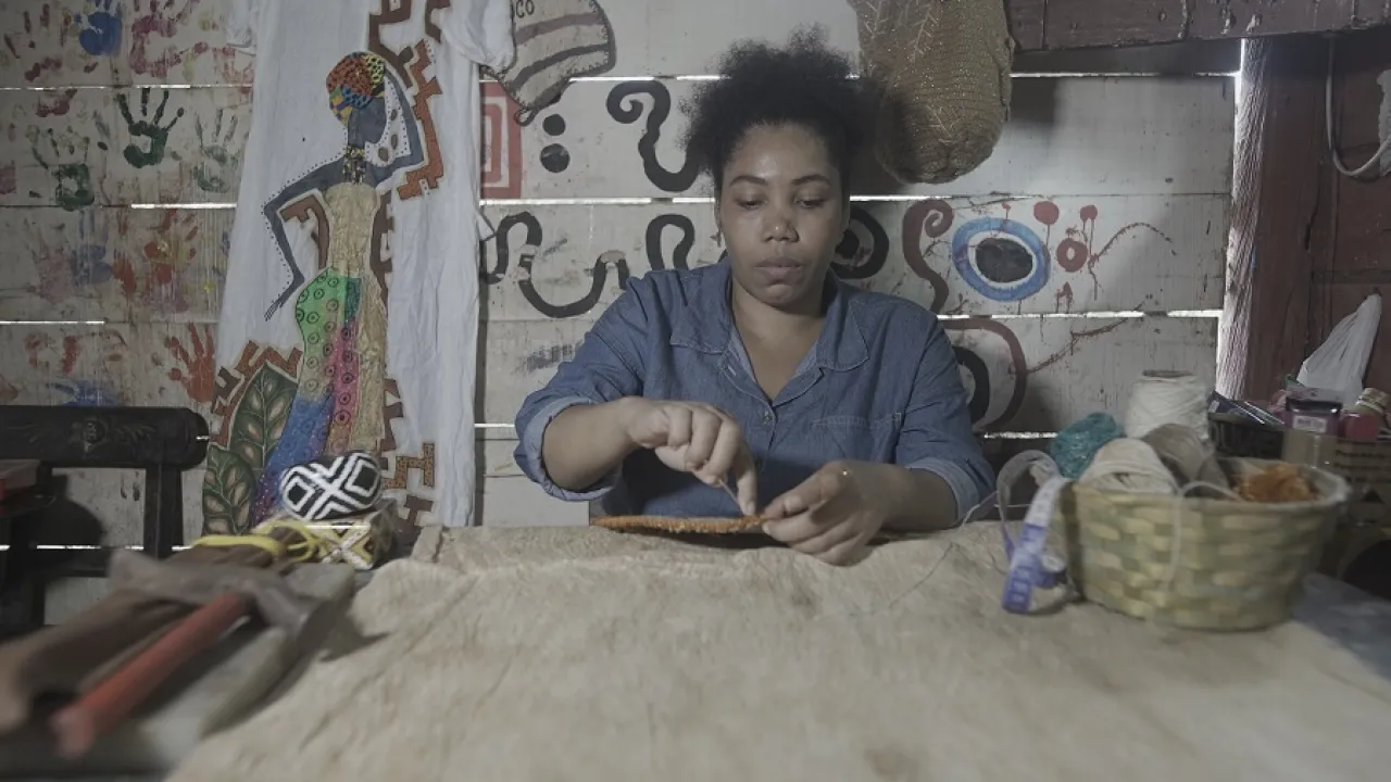 Mujeres tejedoras de Chocó 