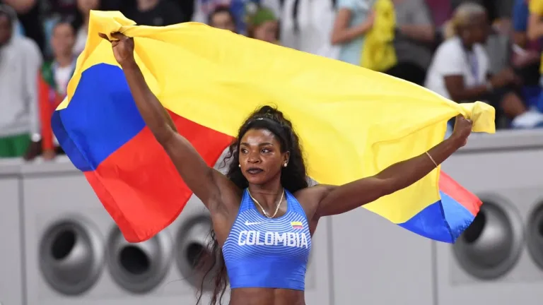 Caterine Ibargüen, atleta colombiana de salto triple