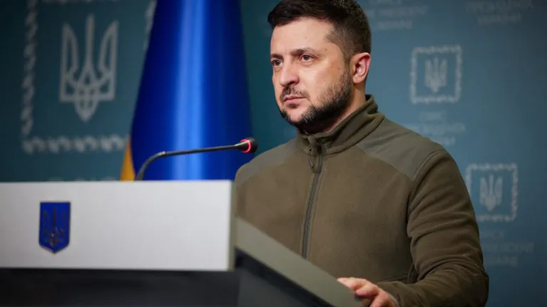 Presidente de Ucrania Volodomir Zelenski