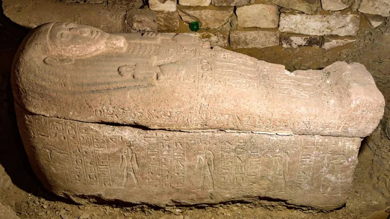 El sarcófago de un secretario general en la época de Ramsés II