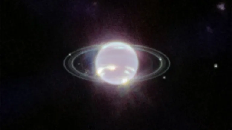 Neptuno y sus anillos | Imágenes telescopio James Webb