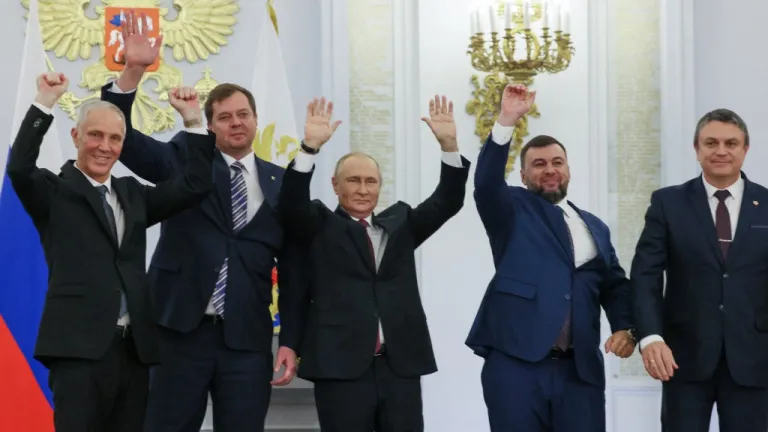 Rusia anexó a su territorio cuatro regiones de Ucrania