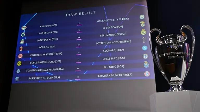 Champions League: Así se jugarán los octavos de final 