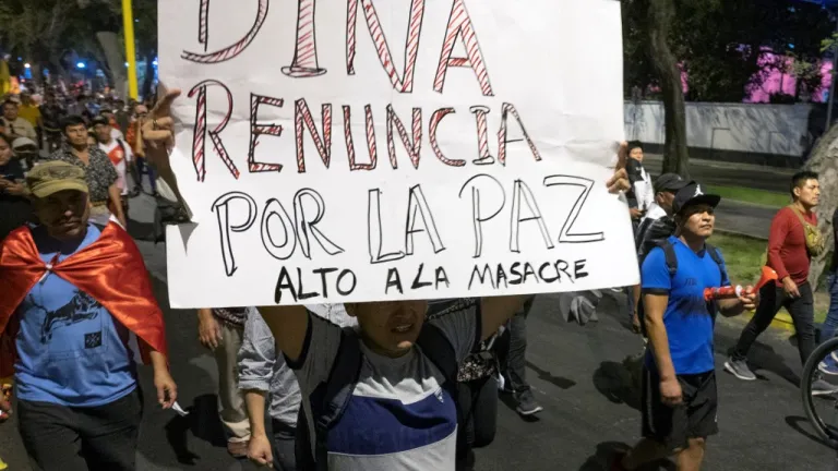  Protestas en Perú: familias detenidos