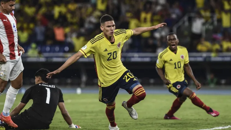 Colombia empató 1-1 con Paraguay en el Sudamericano Sub-20