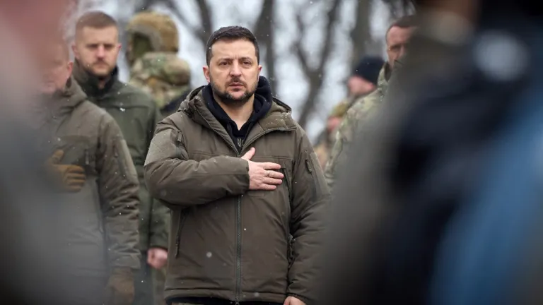 Aniversario de la guerra en Ucrania: discurso de Volodimir Zelensky 