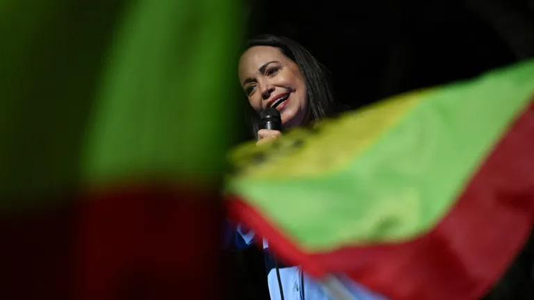 Maria Corina Machado gano las elecciones en Venezuela.
