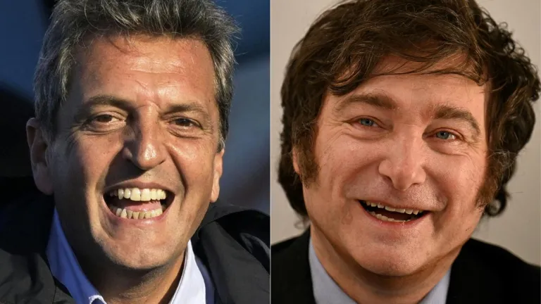 Massa  Milei fueron los dos ganadores de las elecciones en Argentina.