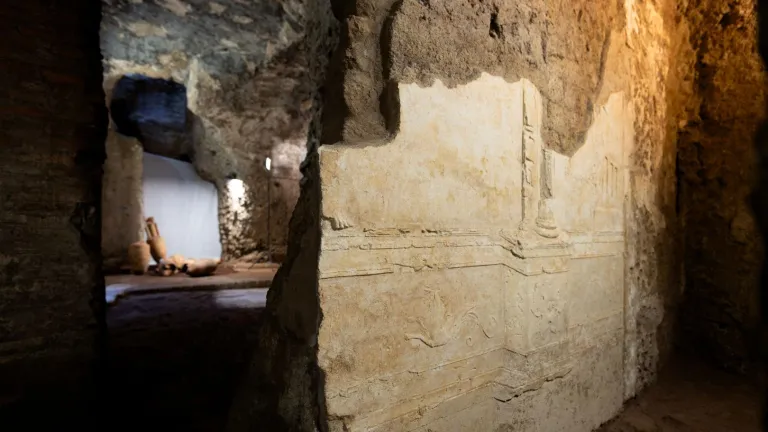 Hallazgo arqueológico en Roma: lujosa "domus"