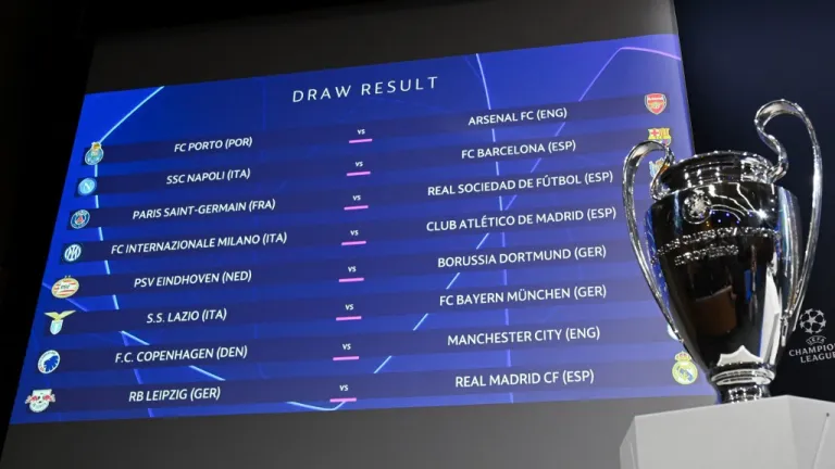 Octavos de final Champions League: partidos fecha y horario | Fútbol 