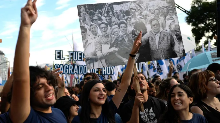 Marcha 48 años golpe de Estado Argentina