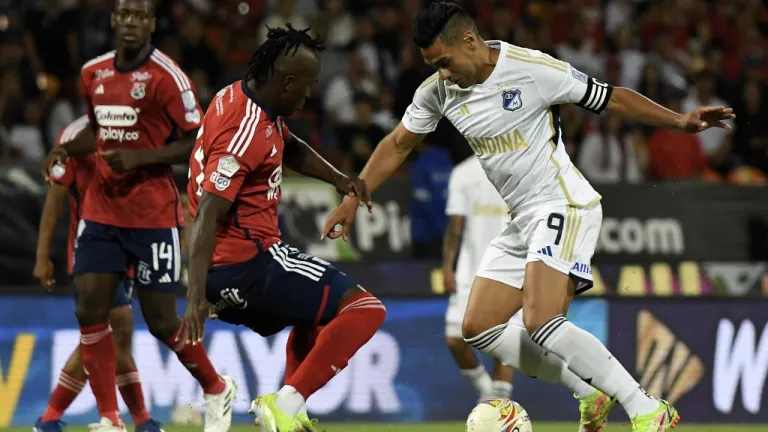 Falcao debut fútbol colombiano: empate Millonarios 