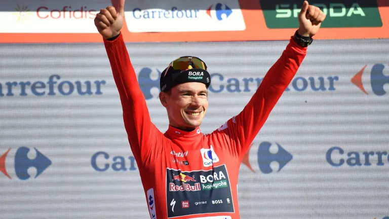 Vuelta a España: Primoz Roglic ganó la etapa 19