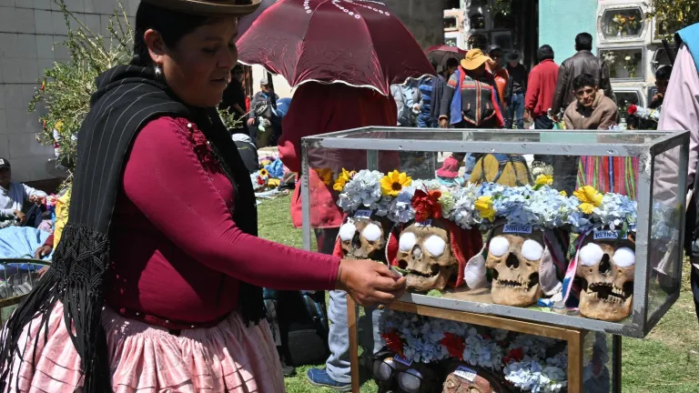  Fiesta de las Ñatitas, Bolivia.