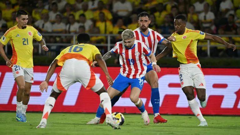 Colombia vs. Paraguay Eliminatorias: empate