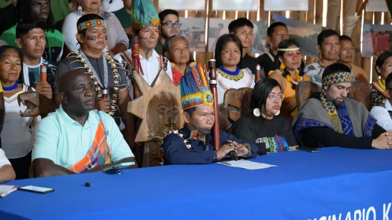 Indígenas contra el extractivismo y por la naturaleza