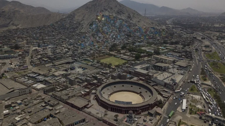 Cerro San Cristóbal en Lima, Perú 