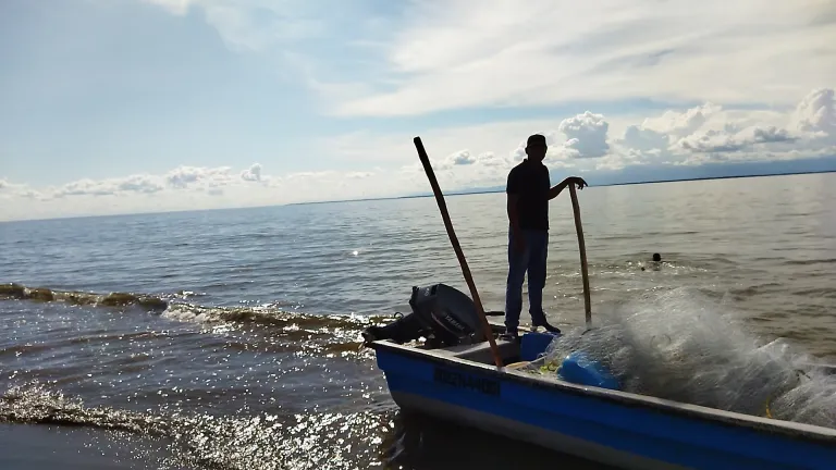 Pescadores en Colombia 