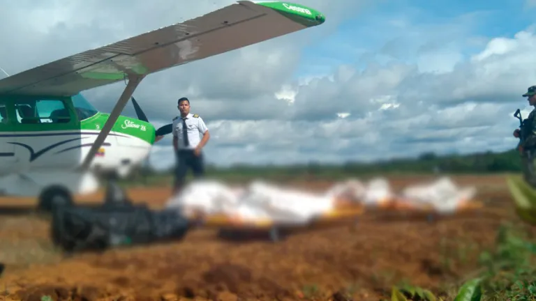 Accidente aéreo en Vaupés: traslado cuerpos de los tripulantes