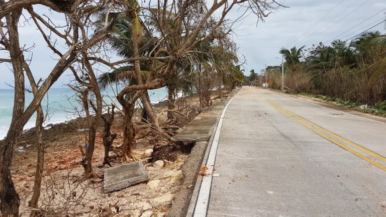 San Andrés, luego del huracán Iota.