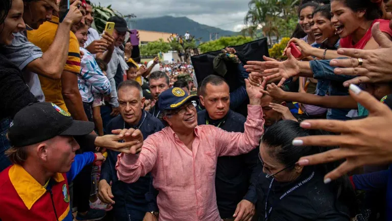 Reunión presidente Petro y procuradora Margarita Cabello