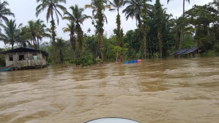 Iscuandé: familias damnificadas desbordamientos de ríos