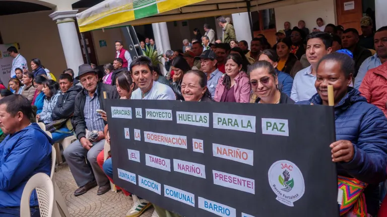 Nariño le apuesta a la paz con infraestructura rural