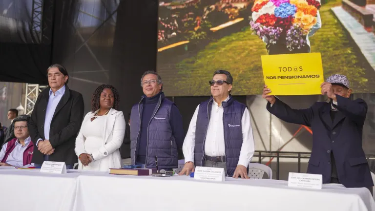 Presidente Gustavo Petro sancionó la Ley de Reforma Pensional