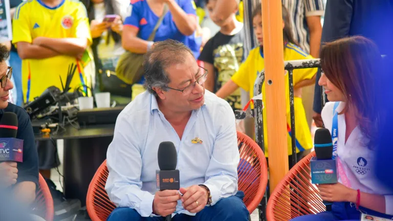 Presidente Petro en exclusiva para RTVC: Juegos Olímpicos París 2024