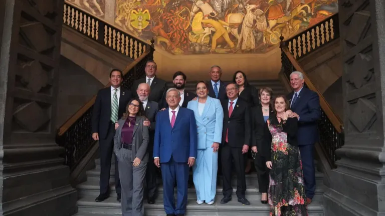 Reunión presidente México mandatario regionales