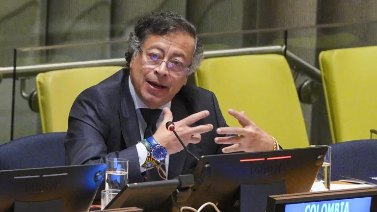 Gustavo Petro en la ONU: foro en defensa de la democracia: luchando contra el extremismo