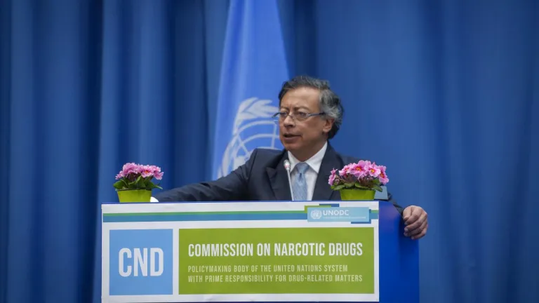 Petro interviene en comisión de la ONU sobre drogas