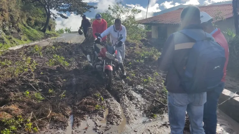 Deslizamiento en Arboleda, Nariño