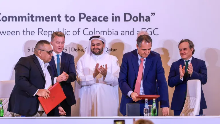 Acuerdo Ejército Gaitanista Colombia y gobierno nacional Doha 